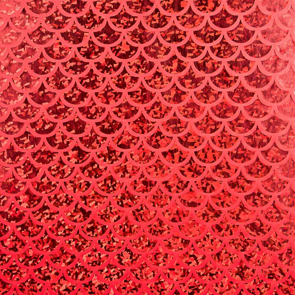 Foil Printed Hologram Vermelho - Ribes y Casals