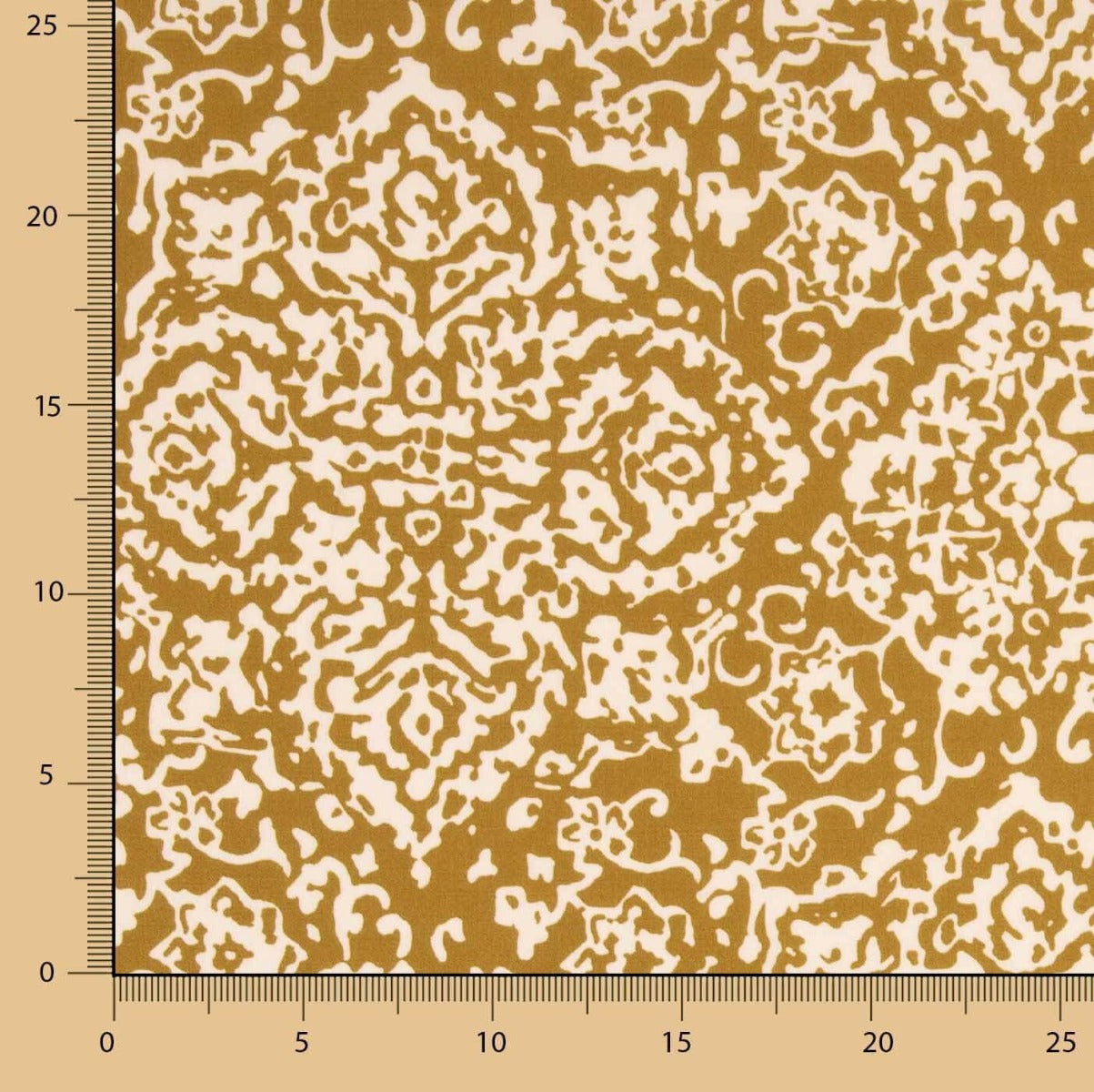 Retal Viscosa Ocre Etnic 200x140 cm - Ribes y Casals