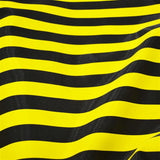 Estampados Cetim metálico amarelo preto - Ribes y Casals