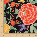 Fama Strecht Bordado Manila Preto - Ribes y Casals