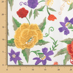 Fama Strecht Bordado Manila Branco - Ribes y Casals