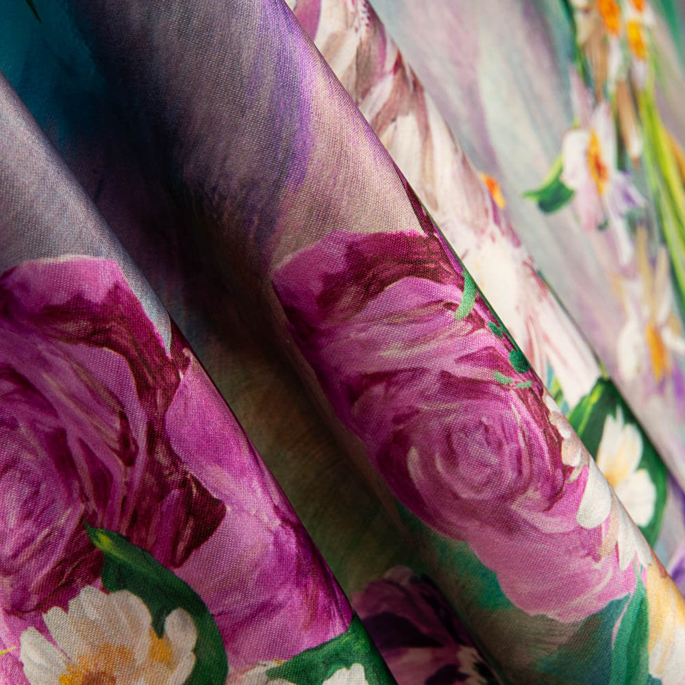 Fama Strecht Cretone Aguarela Verde - Ribes y Casals