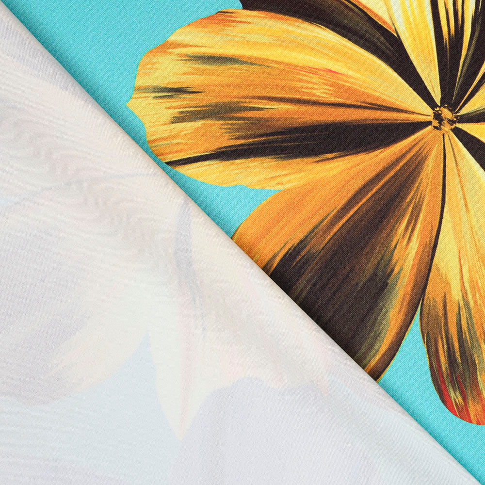 Fama Strecht Maxi Flor Turquesa - Ribes y Casals