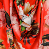 Fama Stretch Flores Coral - Ribes y Casals