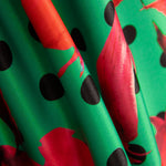 Fama Strecht Flores Bolinhas Verdes - Ribes y Casals