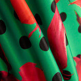 Fama Strecht Flores Bolinhas Verdes - Ribes y Casals