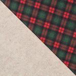 Feltro Estampado Natal Tartan Verde - Ribes y Casals