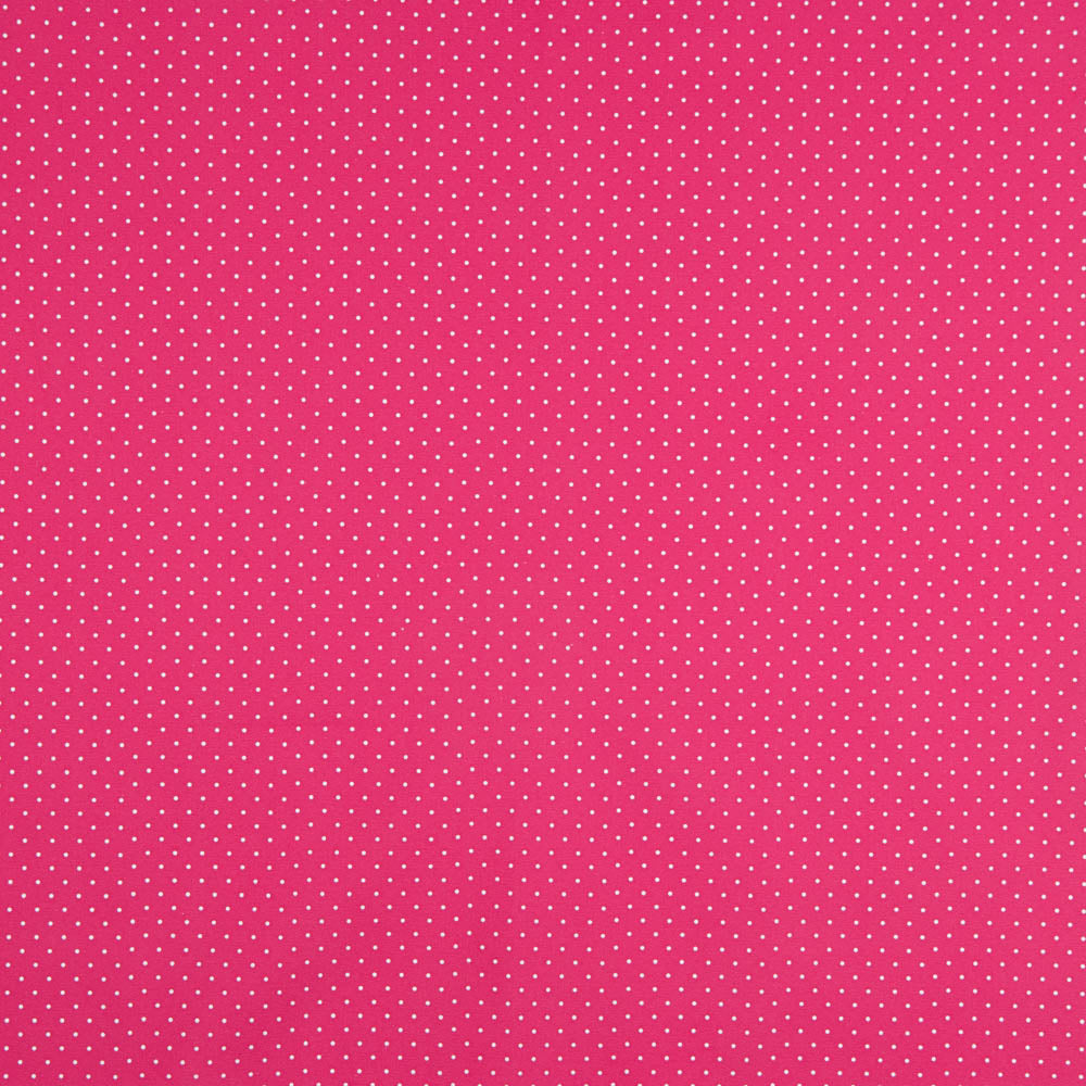 Popeline Estampado Flamenco Bolinhas 1mm Morango - Ribes y Casals