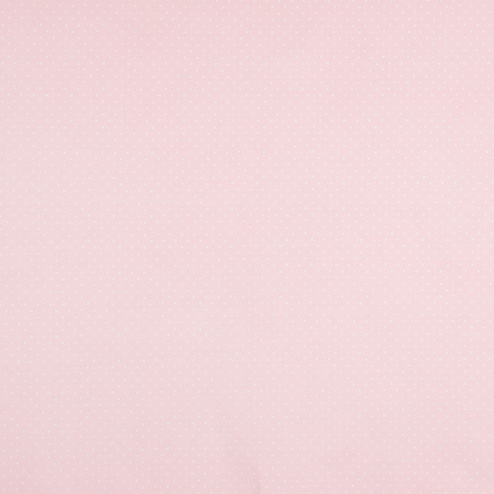 Popeline Estampado Flamenco Bolinhas 1mm Rosa claro - Ribes y Casals