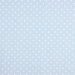 Popeline Estampado Flamenco Bolinhas 7mm Azul claro - Ribes y Casals