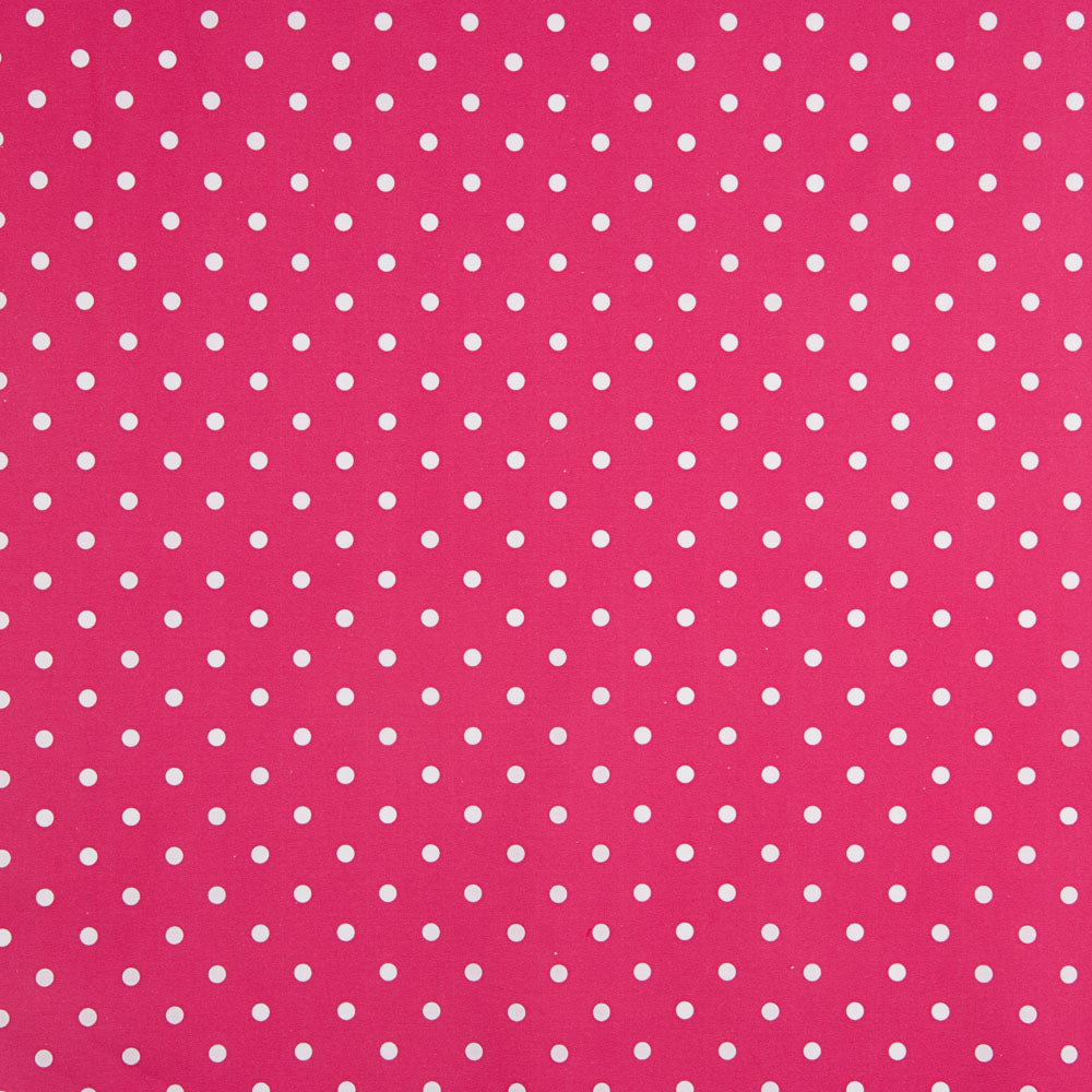 Popeline Estampado Flamenco Bolinhas 7mm Morango - Ribes y Casals