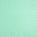 Popeline Estampado Flamenco Bolinhas 7mm Verde - Ribes y Casals