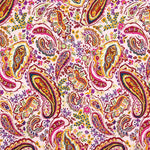 Crepe Poliéster Caxemira Vermelho - Ribes y Casals