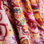 Crepe Poliéster Caxemira Vermelho - Ribes y Casals