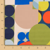 Fama Stretch Bolinhas Geométrica Verde - Ribes y Casals