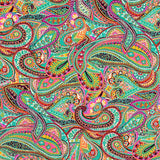 Crepe Poliéster Caxemira Saturado Verde Jade - Ribes y Casals