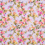 Crepe Floral Mauve - Ribes y Casals