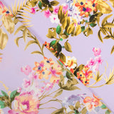 Crepe Floral Mauve - Ribes y Casals