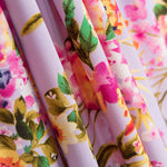 Crepe Floral Mauve - Ribes y Casals