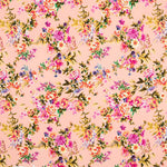 Crepe Floral Salmão - Ribes y Casals