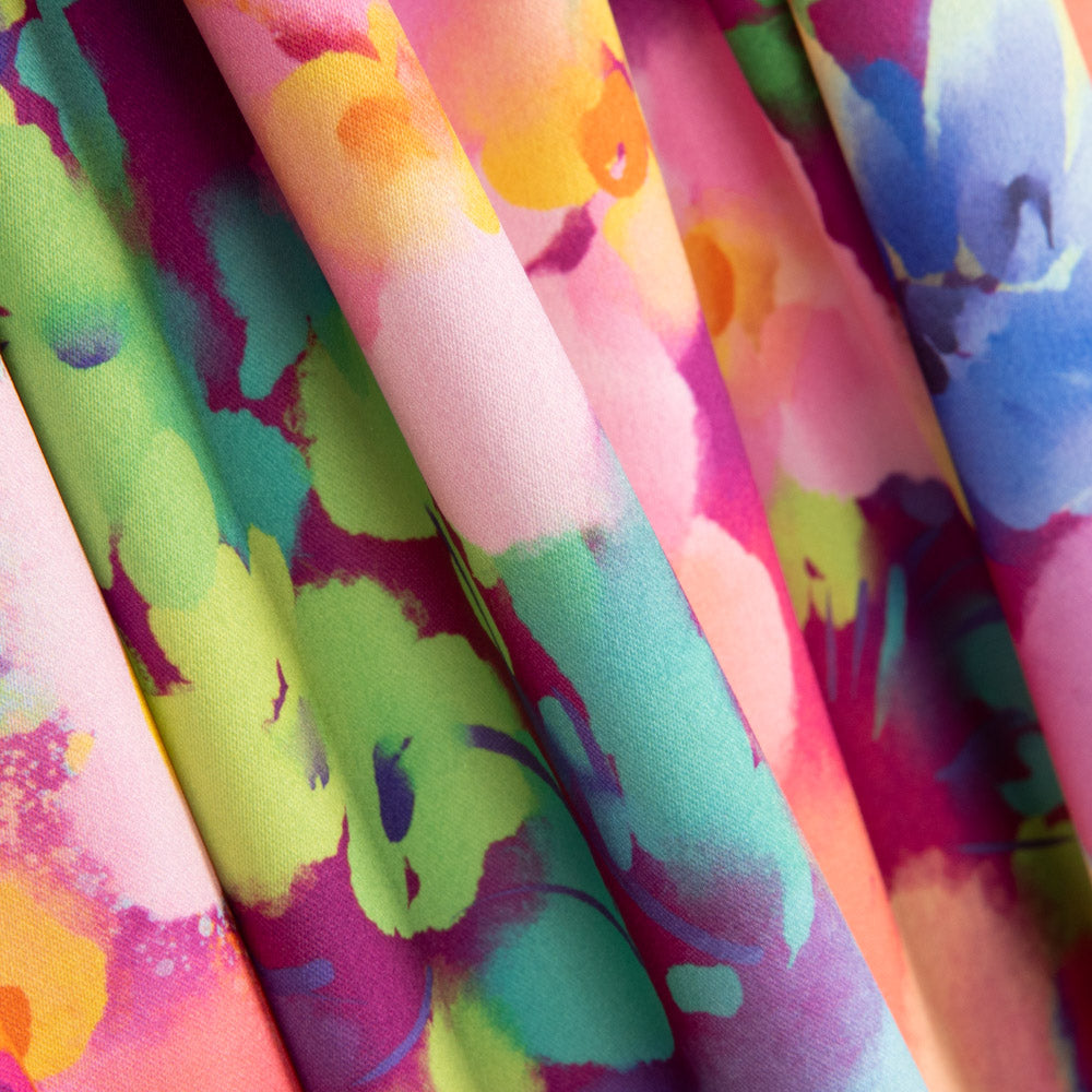 Fama Stretch Flores Aquarela Orquídea - Ribes y Casals