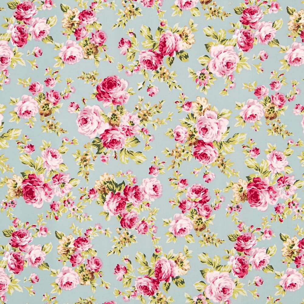 Crepe Cretonne Verde Água - Ribes y Casals