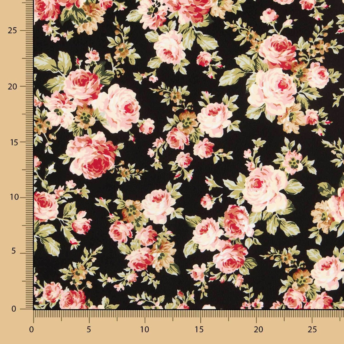 Crepe Cretonne Preto - Ribes y Casals