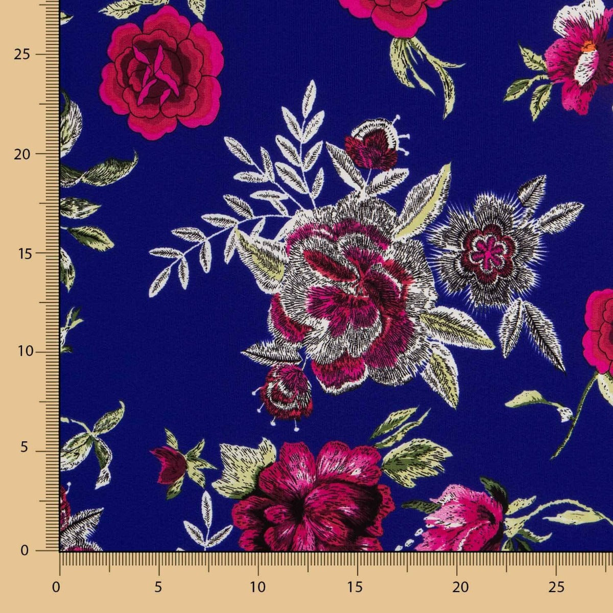 Crepe Xaile Manila Azul - Ribes y Casals