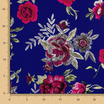 Crepe Xaile Manila Azul - Ribes y Casals