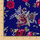 Crepe Xaile Manila Azul - Ribes y Casals