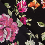 Xale Crepe Manila Preto - Ribes y Casals