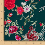 Crepe Xaile Manila Verde Garrafa - Ribes y Casals