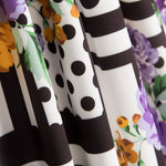 Tecido Bi-Stretch Patch Cretonne Malva - Ribes y Casals