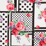 Tecido Bi-Stretch Patch Cretonne Vermelho - Ribes y Casals