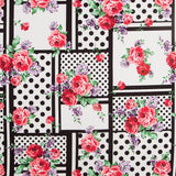 Tecido Bi-Stretch Patch Cretonne Vermelho - Ribes y Casals