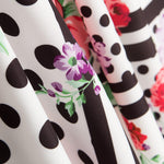 Tecido Bi-Stretch Patch Cretonne Vermelho - Ribes y Casals