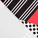 Tecido Bi-Stretch Patch Geo Coral - Ribes y Casals