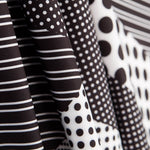 Tecido Bi-Stretch Patch Geo Coral - Ribes y Casals