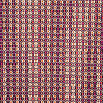 Crepe Poliéster Geométrico Olho Rosa - Ribes y Casals