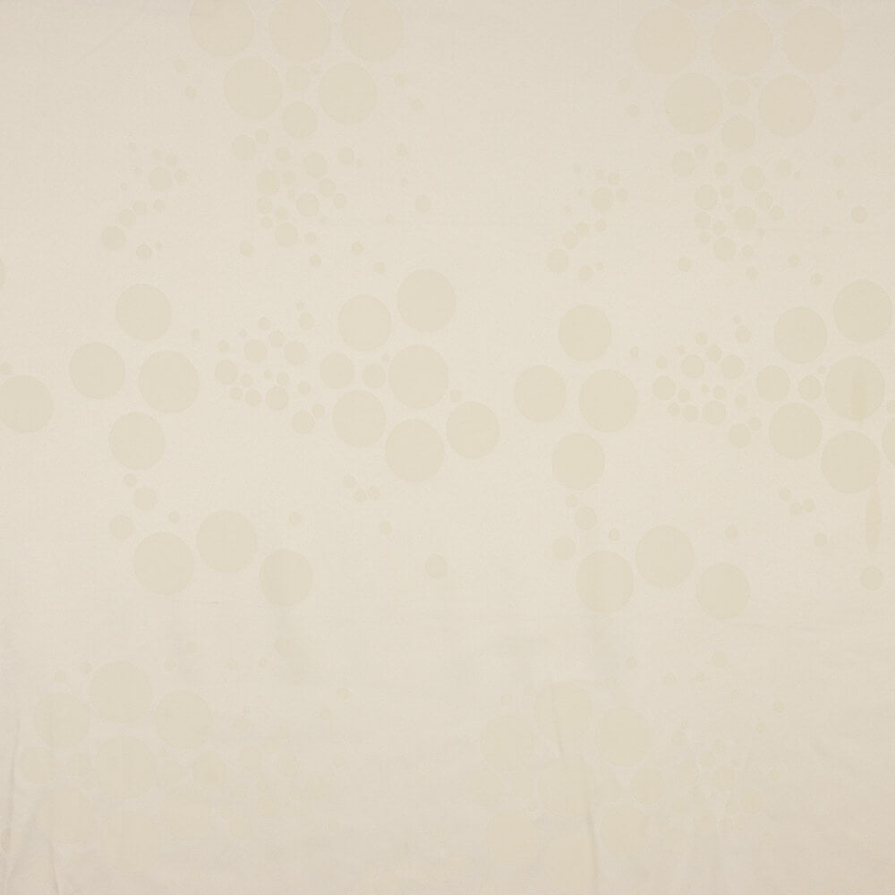 Jacquard Multi Bolinhas Stretch Cru - Ribes y Casals