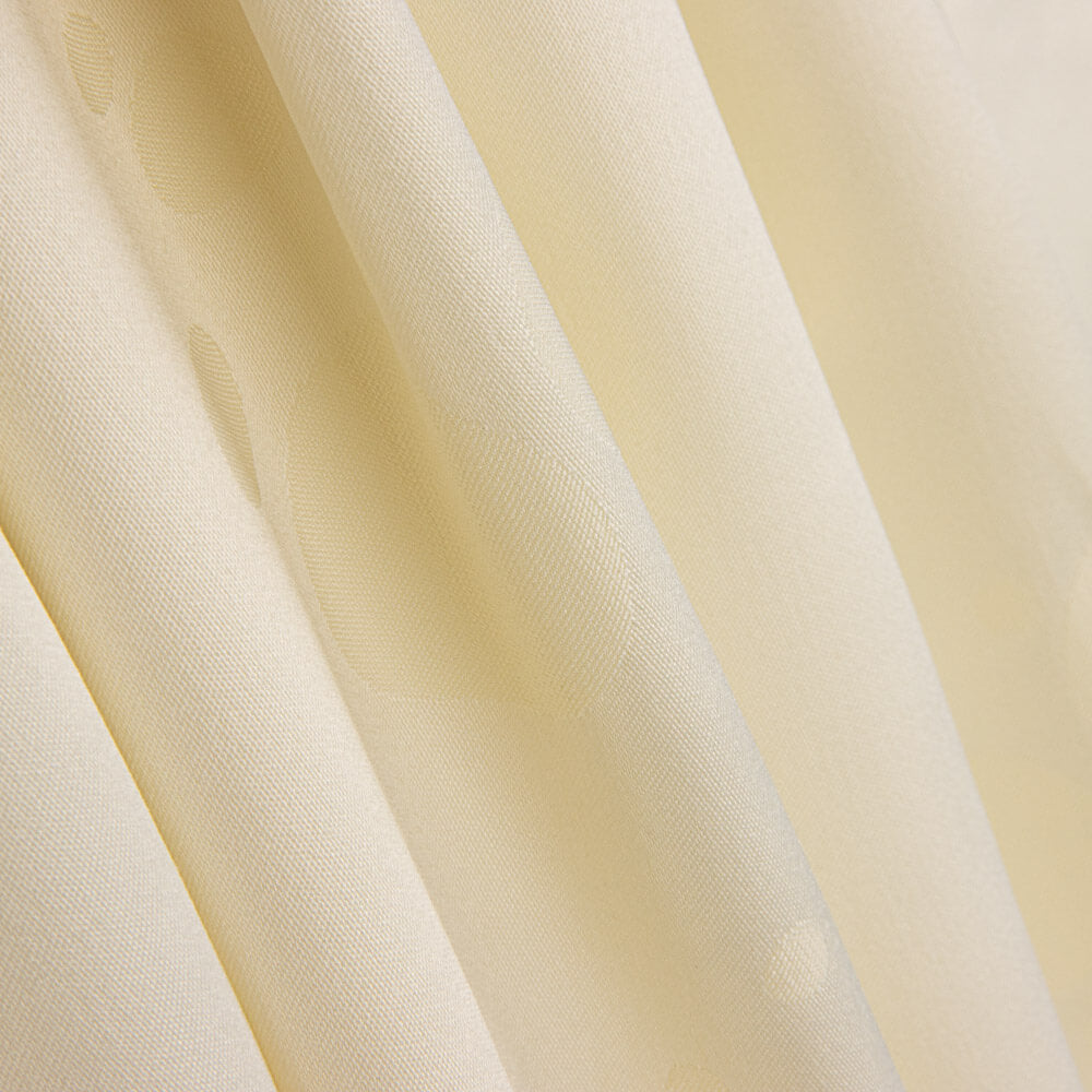 Jacquard Multi Bolinhas Stretch Cru - Ribes y Casals