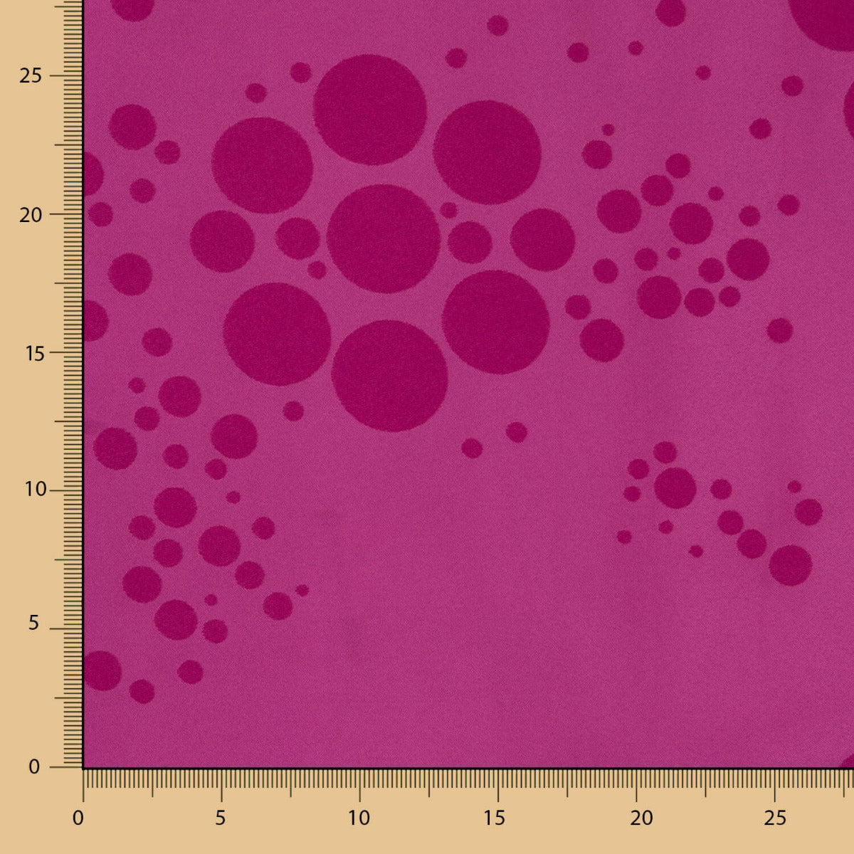 Jacquard Multi Bolinhas Stretch Orquídea - Ribes y Casals