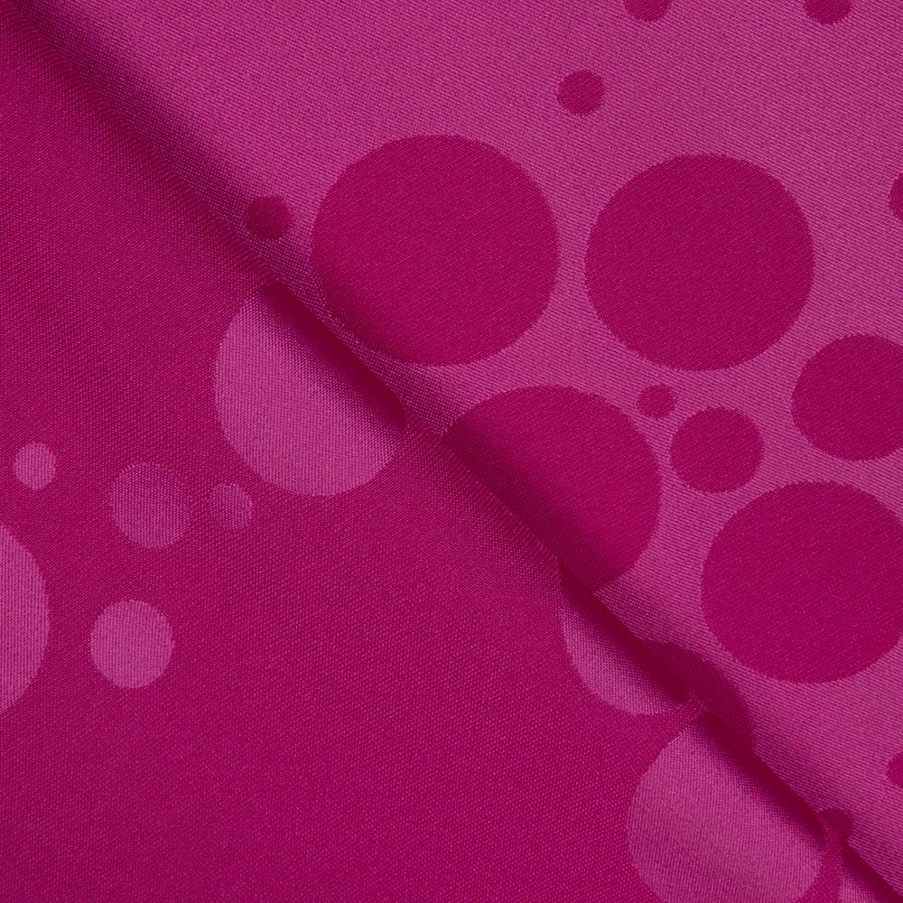 Jacquard Multi Bolinhas Stretch Orquídea - Ribes y Casals