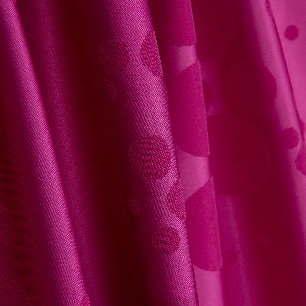 Jacquard Multi Bolinhas Stretch Orquídea - Ribes y Casals