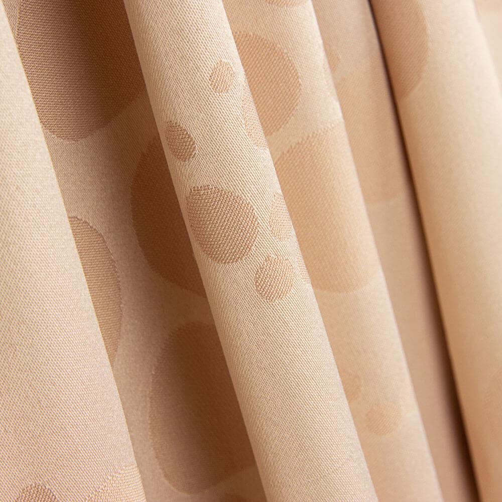 Jacquard Multi Bolinhas Stretch Nude - Ribes y Casals