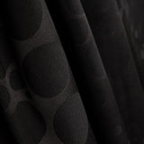 Jacquard Multi Bolinhas Stretch Preto - Ribes y Casals