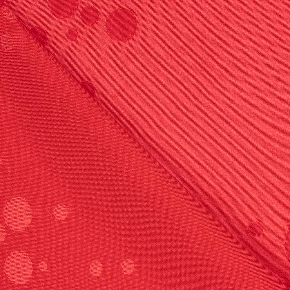 Jacquard Multi Bolinhas Stretch Vermelho - Ribes y Casals