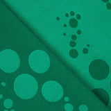 Jacquard Multi Bolinhas Stretch Verde - Ribes y Casals