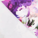 Tecido Fama Stretch Flor Primavera Azul Celeste - Ribes y Casals