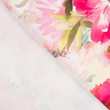 Tecido Fama Stretch Flor Primavera Amarelo - Ribes y Casals